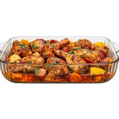 PASABAHCE BORCAM – Plat À Four Carré En Verre, 3200 Ml