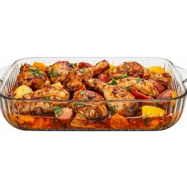 PASABAHCE BORCAM – Plat À Four Carré En Verre, 3200 Ml