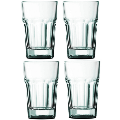 PASABAHCE CASABLANCA – Set De 4 Verres À Eau En Verre Transparent, 295 M