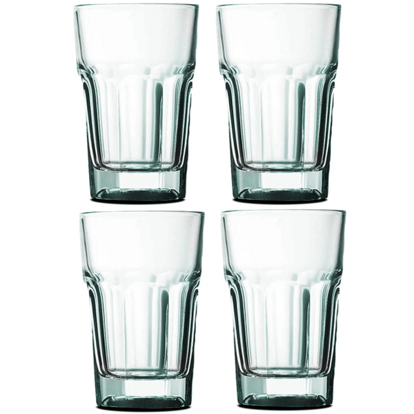 PASABAHCE CASABLANCA – Set De 4 Verres À Eau En Verre Transparent, 295 M