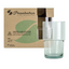 PASABAHÇE AWARE HILL – Set De 4 Verres Highball Empilables En Verre Recyclé Vert, 440 Ml