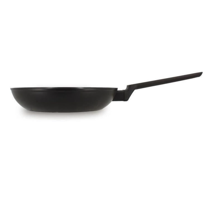 MENASTYL FIRST – Poêle En Aluminium Noir, Compatible Induction, 24 Cm