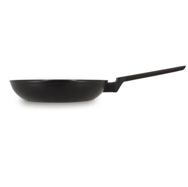 MENASTYL FIRST – Poêle En Aluminium Noir, Compatible Induction, 24 Cm
