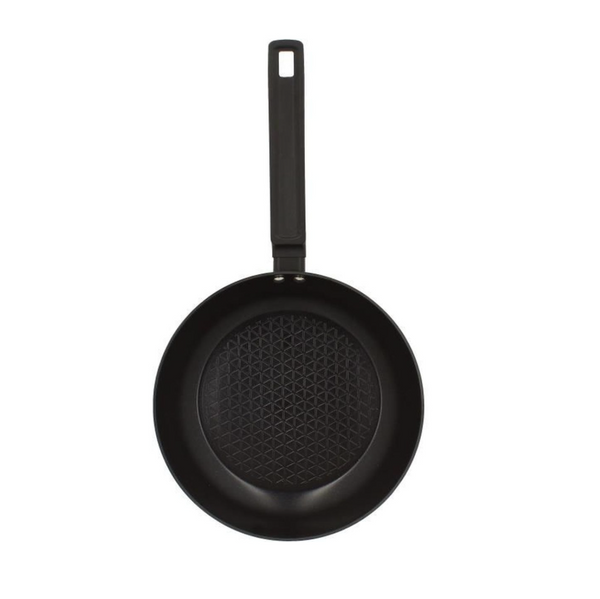 MENASTYL FIRST – Poêle En Aluminium Noir, Compatible Induction, 24 Cm
