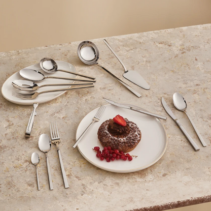 KARACA NIL ELEGANCE – Ménagère Argentée Pour 12 Personnes, 91 Pièces