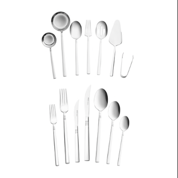 KARACA NIL ELEGANCE – Ménagère Argentée Pour 12 Personnes, 91 Pièces