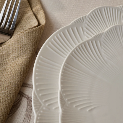 KARACA BLOOM – Service De Table En Bone China Blanc Pour 6 Personnes, 24 Pièces