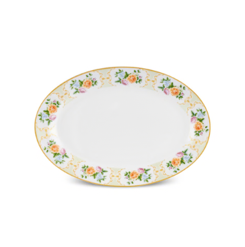 KARACA FOREVER BONE BRITROSE – Service De Table Pour 12 Personnes, 53 Pièces