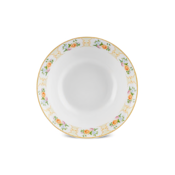 KARACA FOREVER BONE BRITROSE – Service De Table Pour 12 Personnes, 53 Pièces
