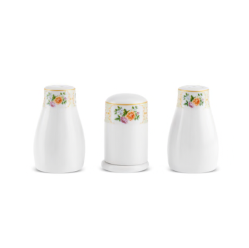 KARACA FOREVER BONE BRITROSE – Service De Table Pour 12 Personnes, 53 Pièces