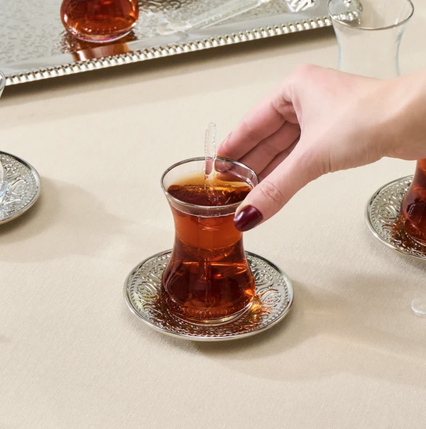 KARACA DENİZ – Service À Thé Pour 6 Personnes, 19 Pièces