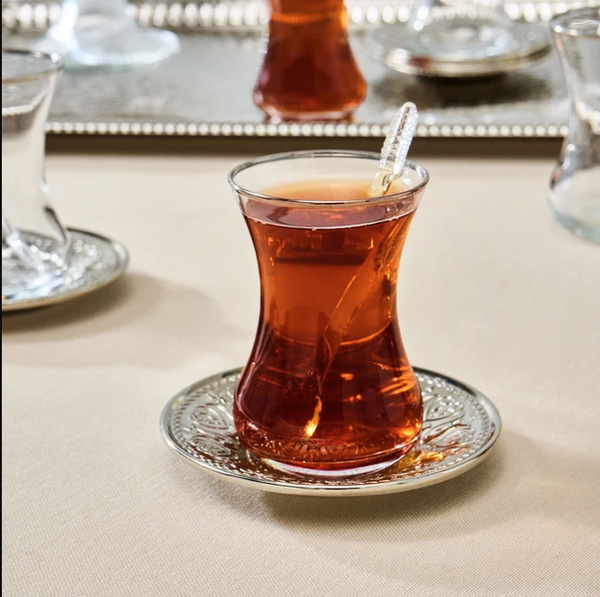 KARACA DENİZ – Service À Thé Pour 6 Personnes, 19 Pièces