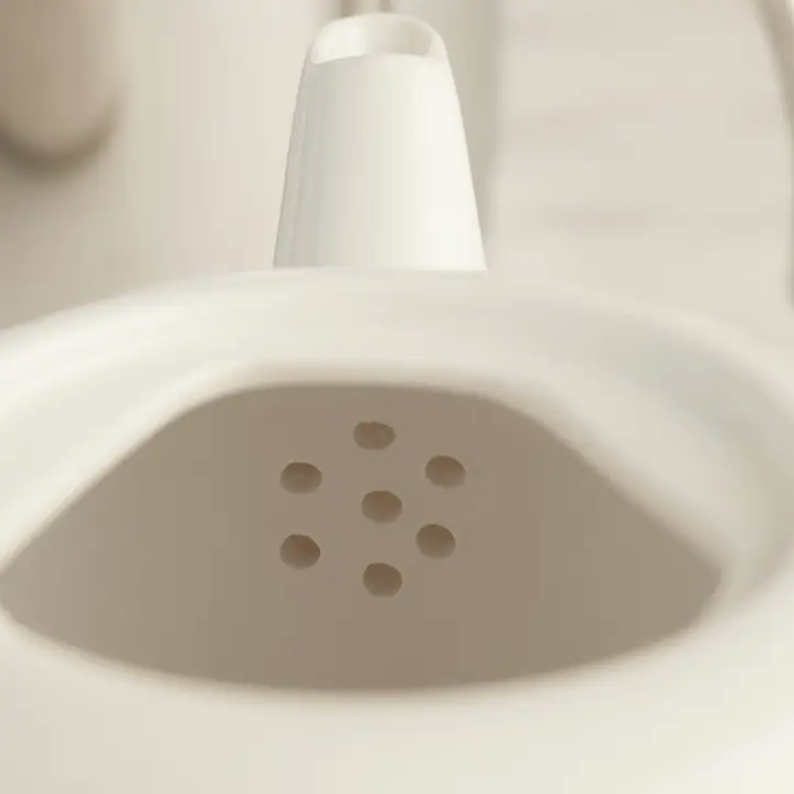 KARACA POCELINOX – Service À Thé En Porcelaine, Théière Inférieure 1 L Et Théière Supérieure 2 L