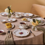 Karaca Forever Bone China Antique – Service de Présentation 26 Pièces Pour 6 Personnes – Doré
