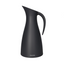 DANNY HOME – Carafe Isotherme À Double Paroi En Verre, Noir, 1 L, 14,5 × 14,8 × 30 Cm