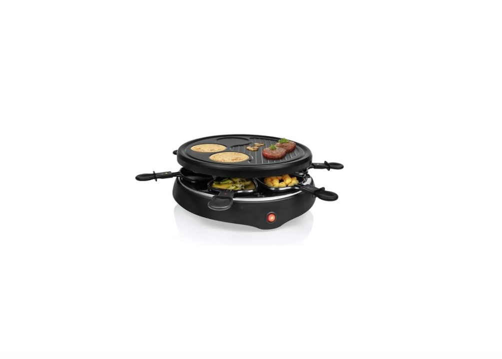 Appareil à Raclette et Crêpière Royal Swiss pour 6 Personnes