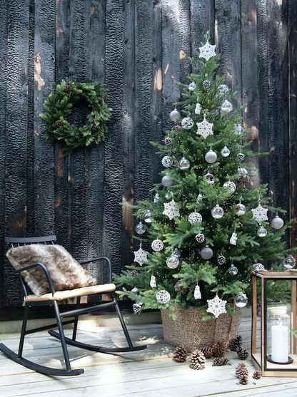 Arbre de Noël ARTI CASA – 120-150CM Décoration de Noël Verte