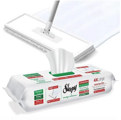 Sleepy Easy Clean – 4X Large Lingettes Sol pour Mop