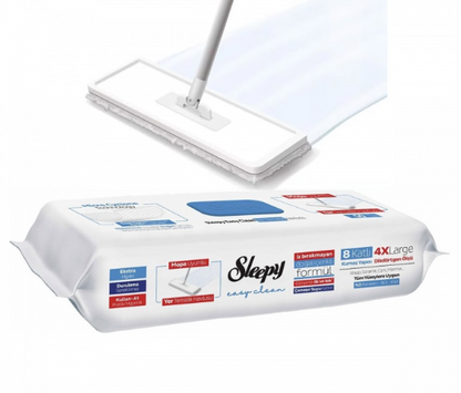 Sleepy Easy Clean – 4X Large Lingettes Sol pour Mop