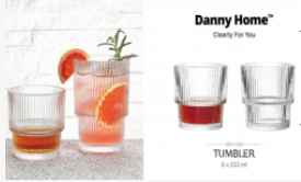 Lot de 6 Verres Tumbler – Danny Home™ – 330 ml