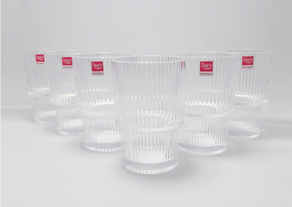 Set de 6 Verres à Eau Grande Capacité (470 ml) -  Danny Home™