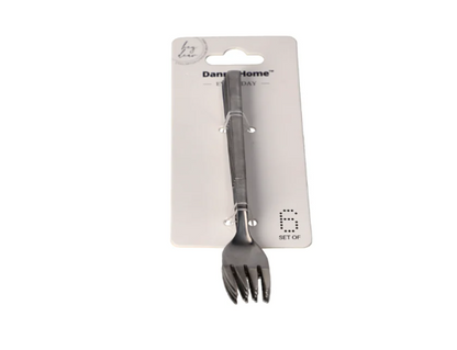 Set de Fourchettes à Dessert – 6 pièces – Acier Inoxydable - Danny Home™
