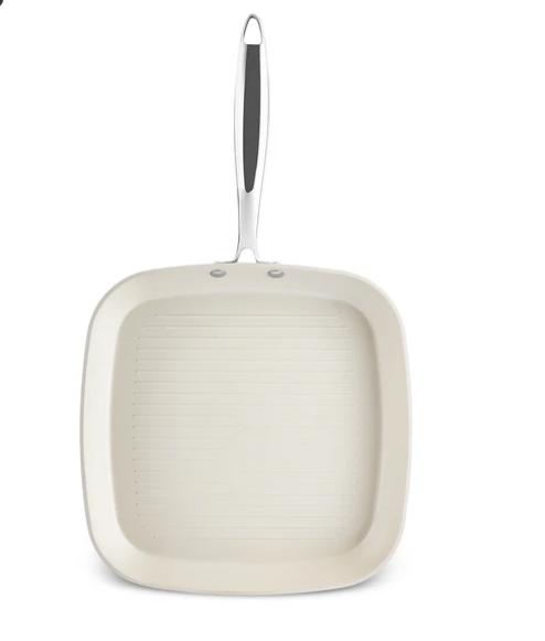 Karaca Swiss Crystal Almond Cream – Grill Pan 28 cm