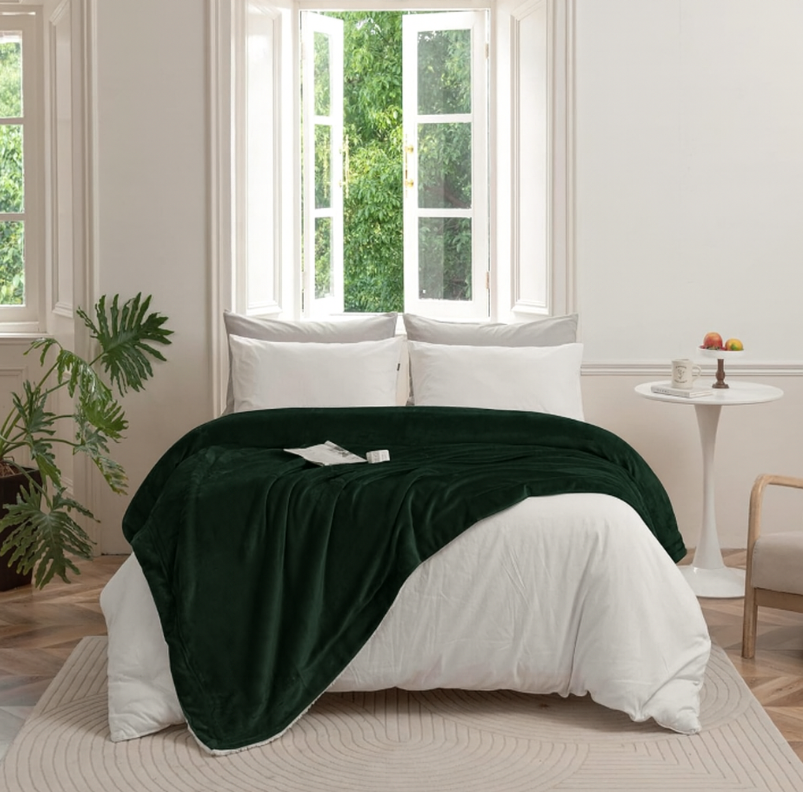 Plaid Polaire Ultra Doux – Noire