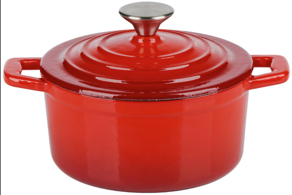Casserole en fonte 14 cm “Alpina” – Rouge