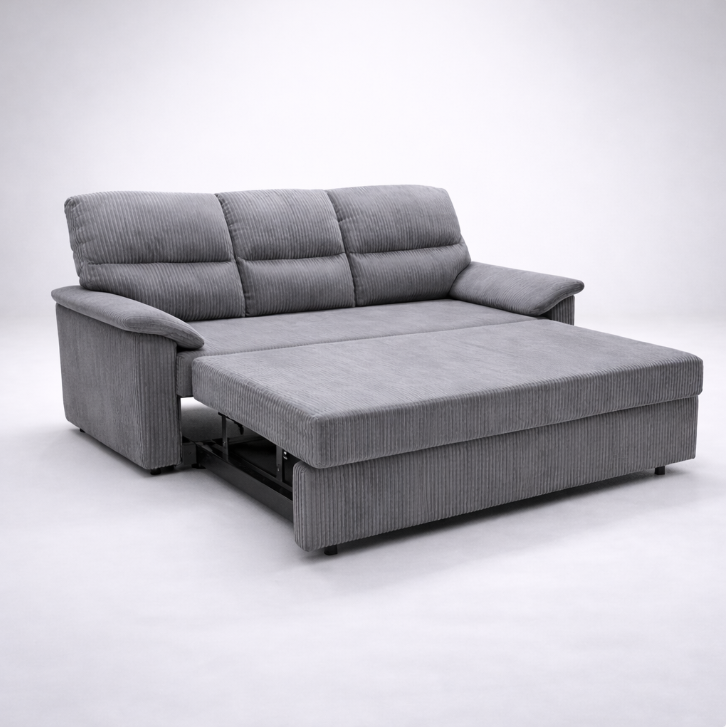 Canapé-lit COMFORT 3 places convertible – 200 x 96 x 97 cm – Gris Image secondaire du produit