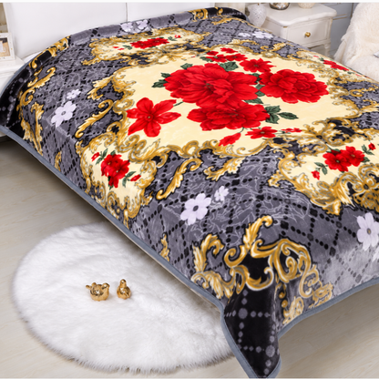 Moody's Home Couverture Ultra Douce Imprimée – 160 × 220 cm / 220 × 240 cm
