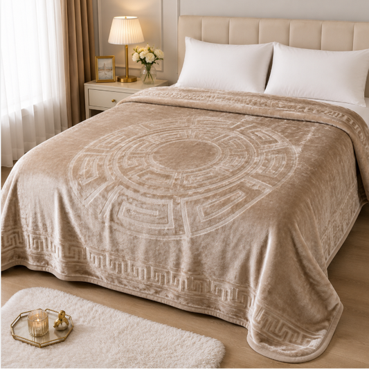 Moody's Home Couverture Ultra Douce Gaufrée – 160 × 220 cm / 220 × 240 cm