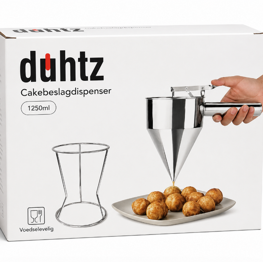 DUHTZ Distributeur de Pâte à Gâteau – 1250 ml