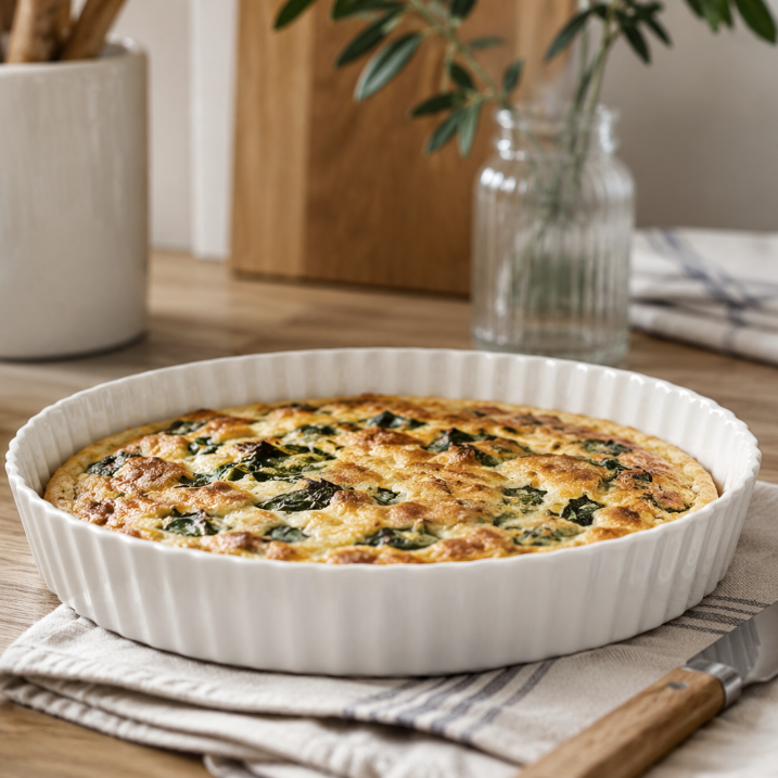 DANNY HOME – Moule à Quiche Profond en Céramique – 27,5 cm – Blanc