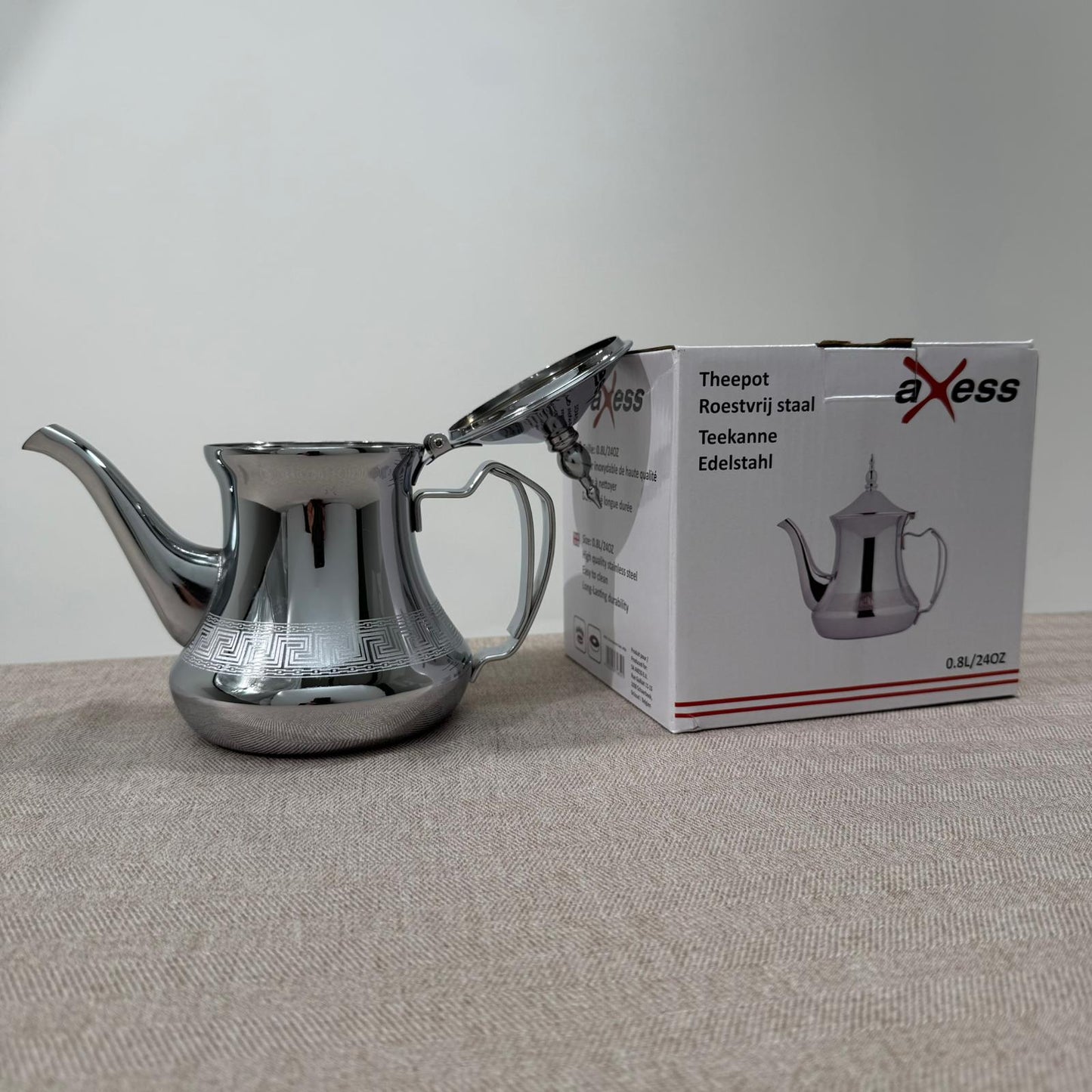 Théière orientale argentée-Axess