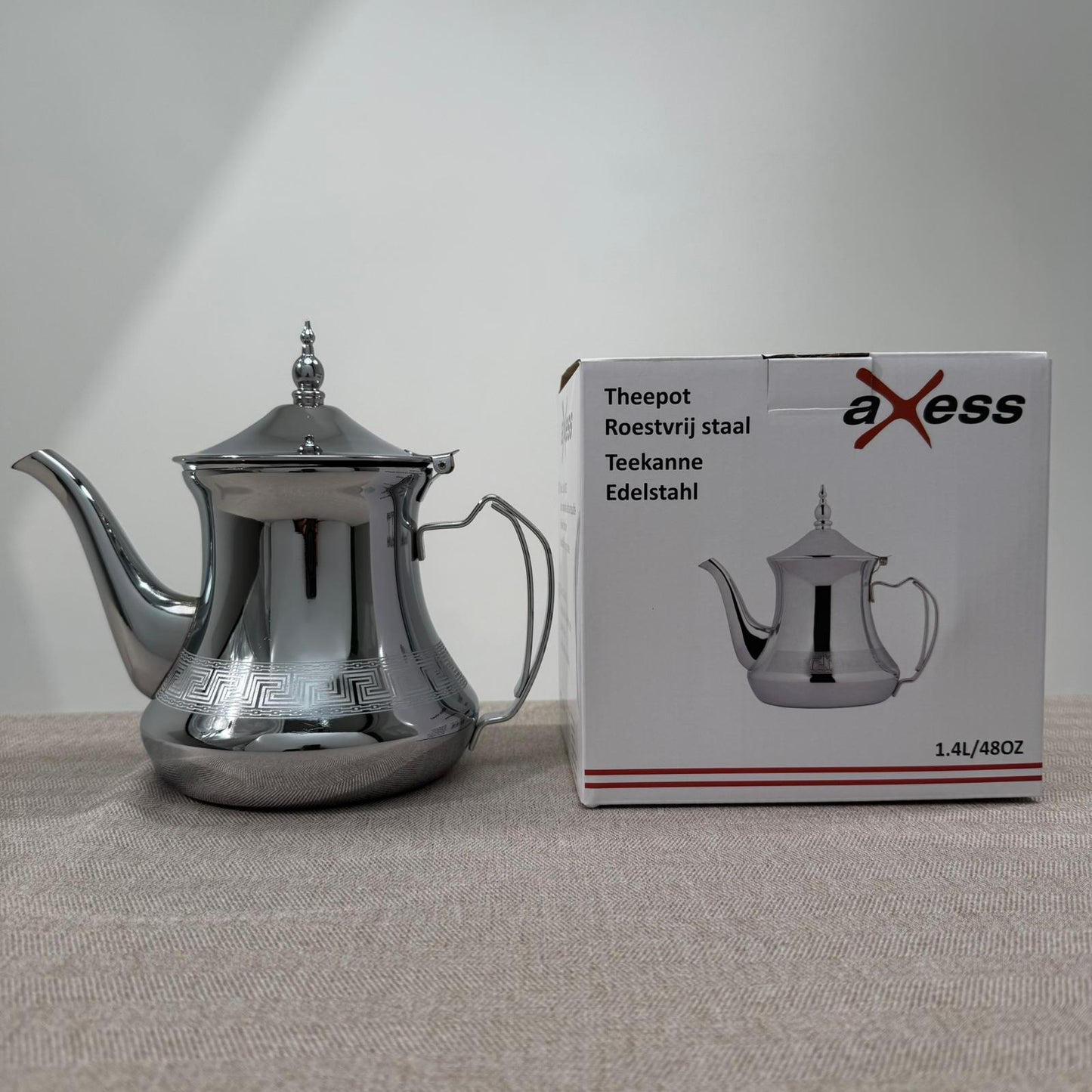 Théière orientale argentée-Axess