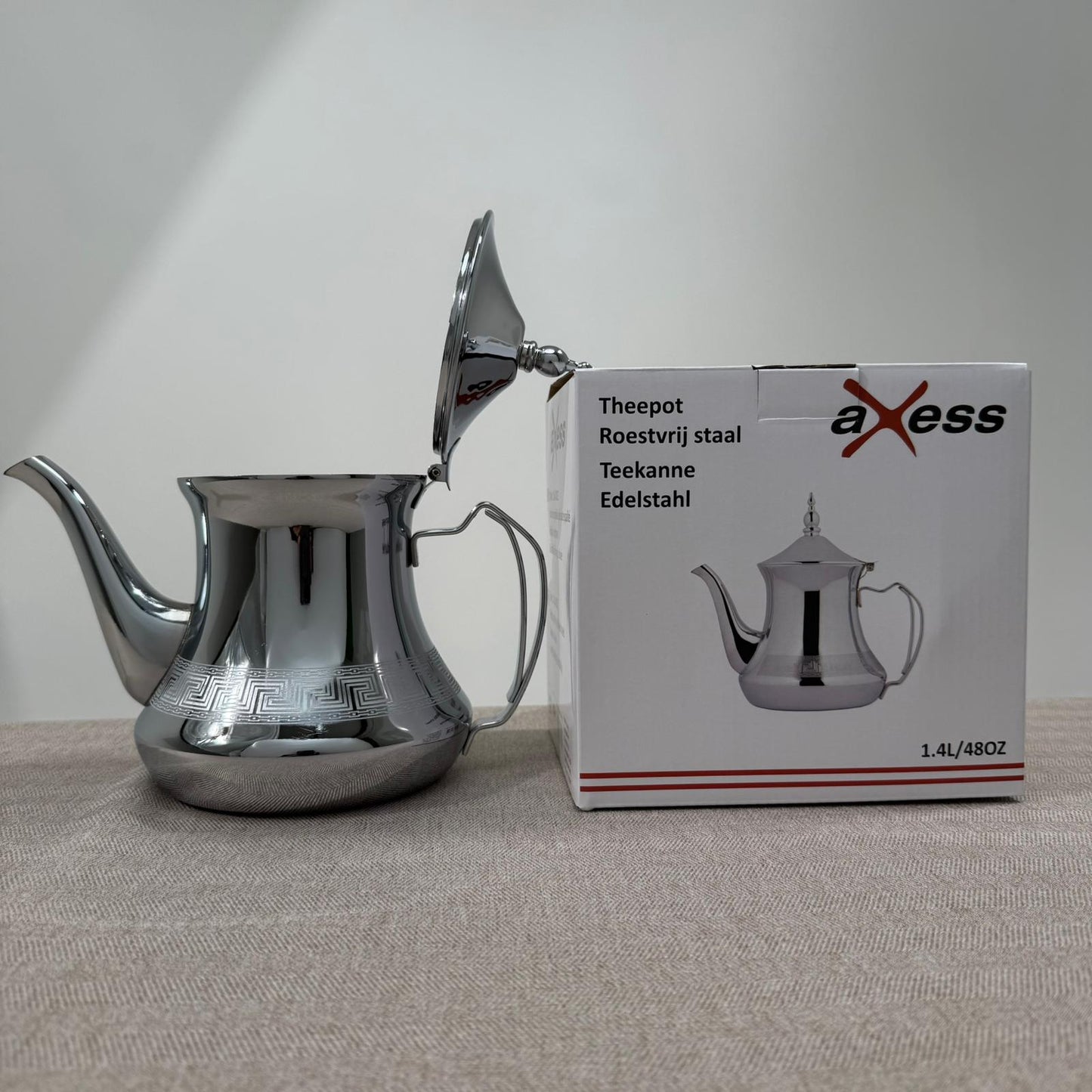 Théière orientale argentée-Axess