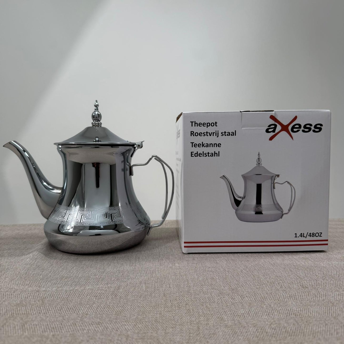 Théière orientale argentée-Axess