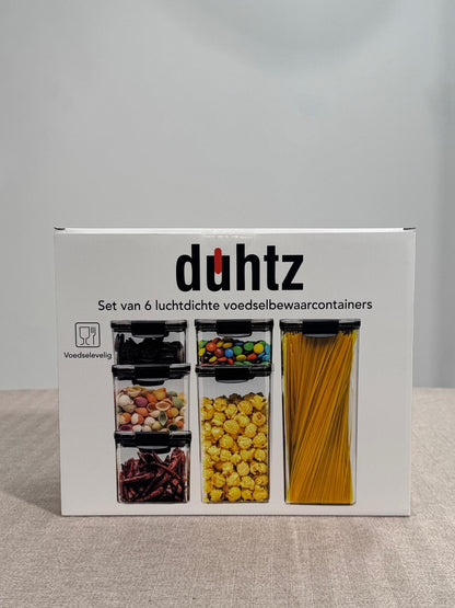 Boîtes de Conservation Hermétiques – Set avec Couvercle Étanche 6pcs