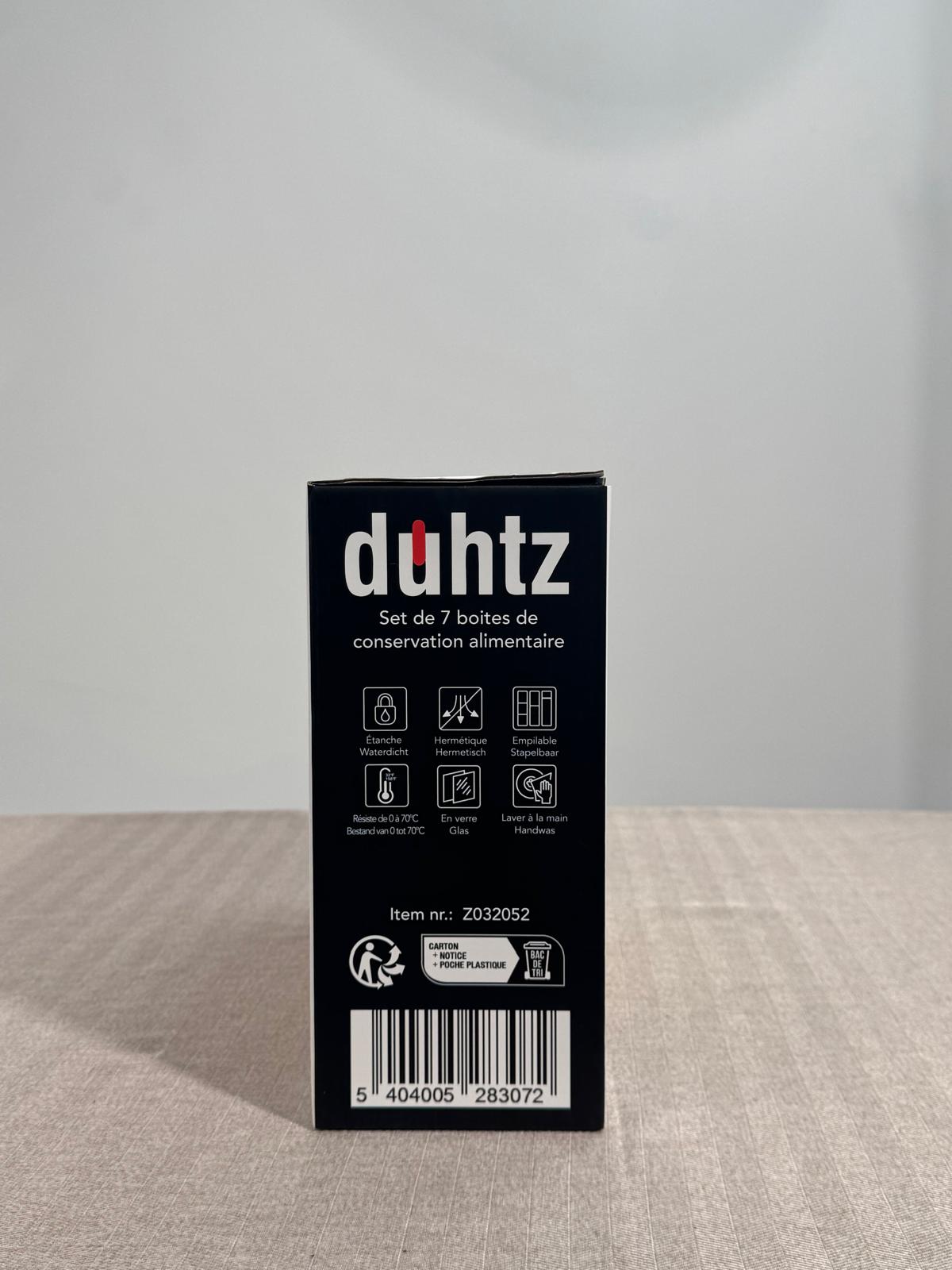 Boîtes de Conservation Hermétiques – Set avec Couvercle Étanche 6pcs