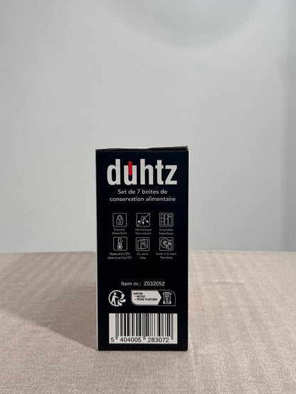 Boîtes de Conservation Hermétiques – Set avec Couvercle Étanche 6pcs