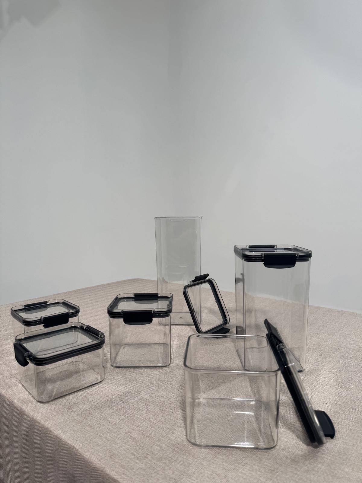 Boîtes de Conservation Hermétiques – Set avec Couvercle Étanche 6pcs