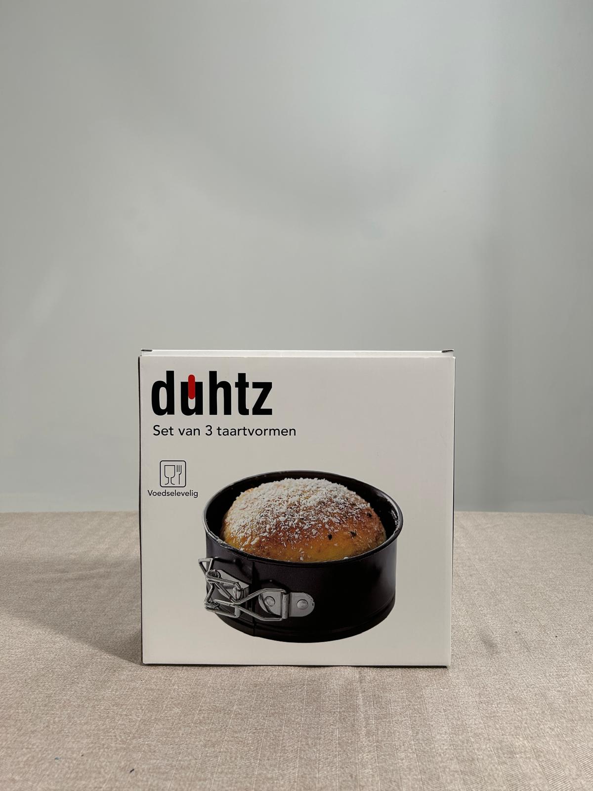 Duhtz Set de Moules à Charnière pour Pâtisserie – 3 Pièces