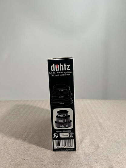 Duhtz Set de Moules à Charnière pour Pâtisserie – 3 Pièces