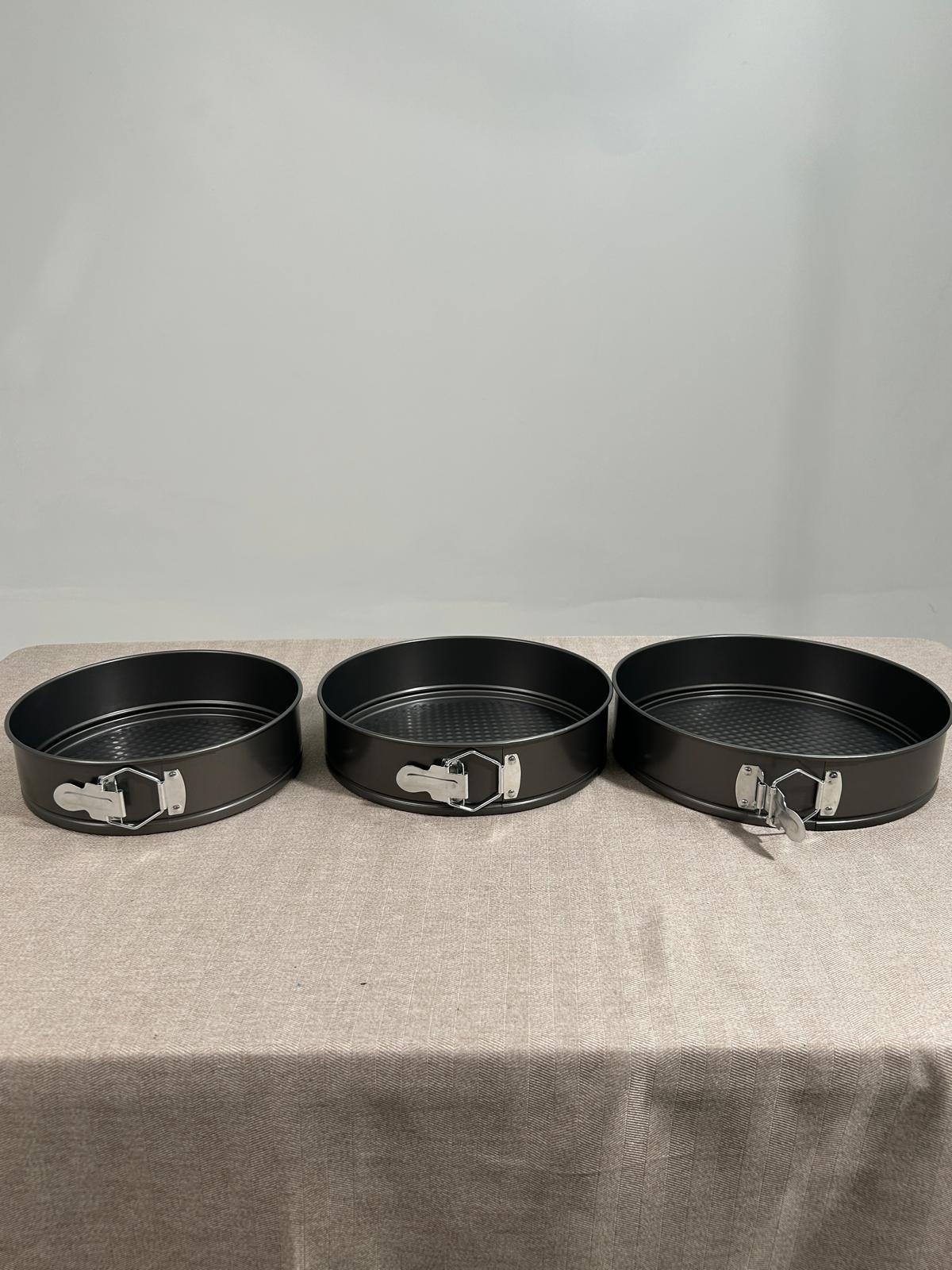 Duhtz Set de Moules à Charnière pour Pâtisserie – 3 Pièces