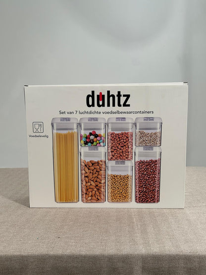 Duhtz Boîtes de Conservation Hermétiques – Set avec Couvercle Étanche