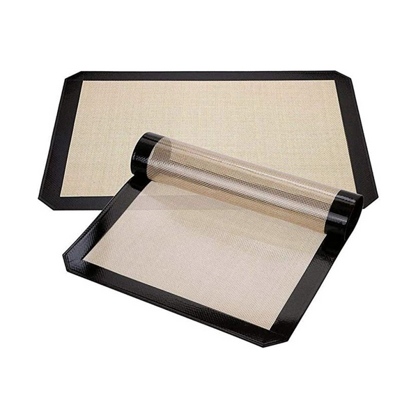 Herbruikbare ovenmat - 30 x 40 cm - Hittebestendig 250°C - Zwart - Hygiënisch - Wasbaar