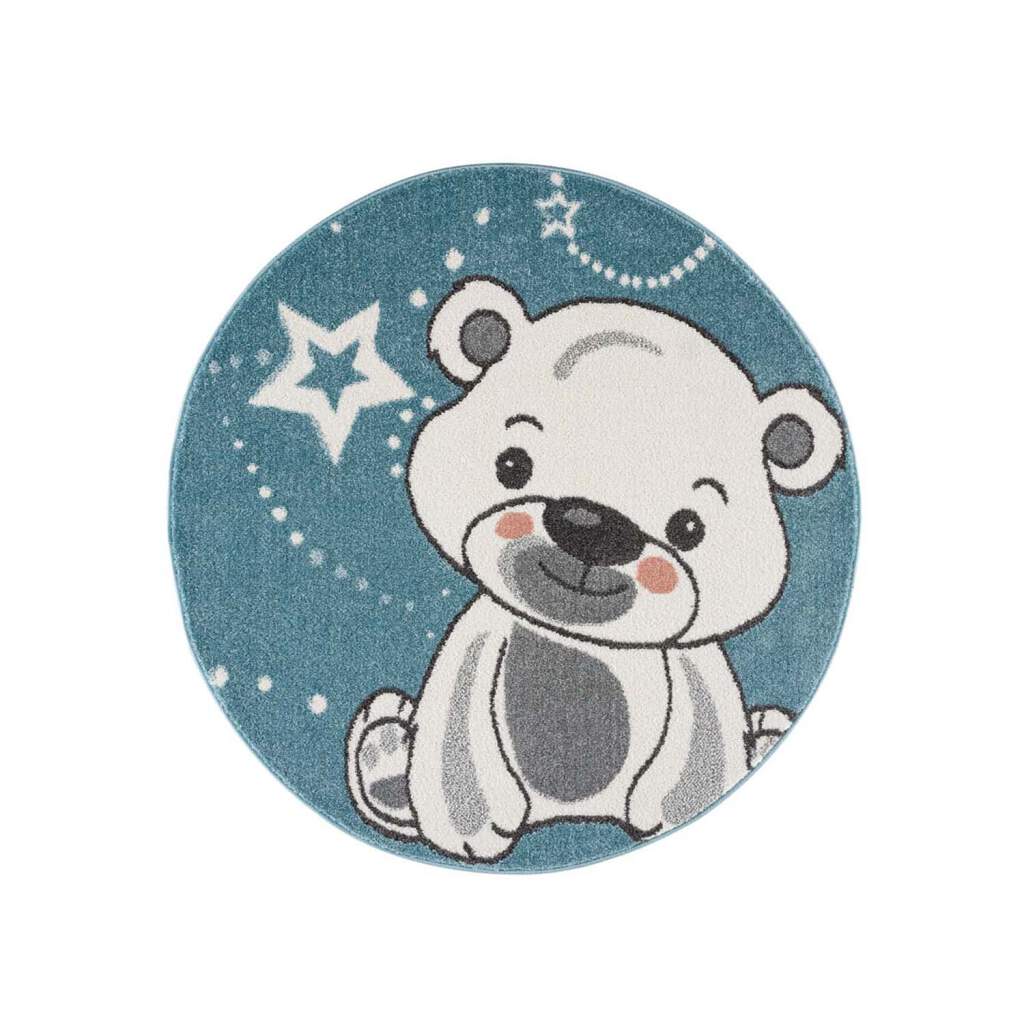 Tapis pour enfants Teddy Anime 9386 bleu