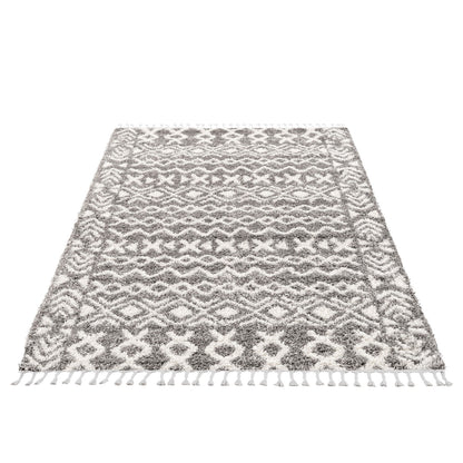 Tapis Pulpy 514 gris shaggy