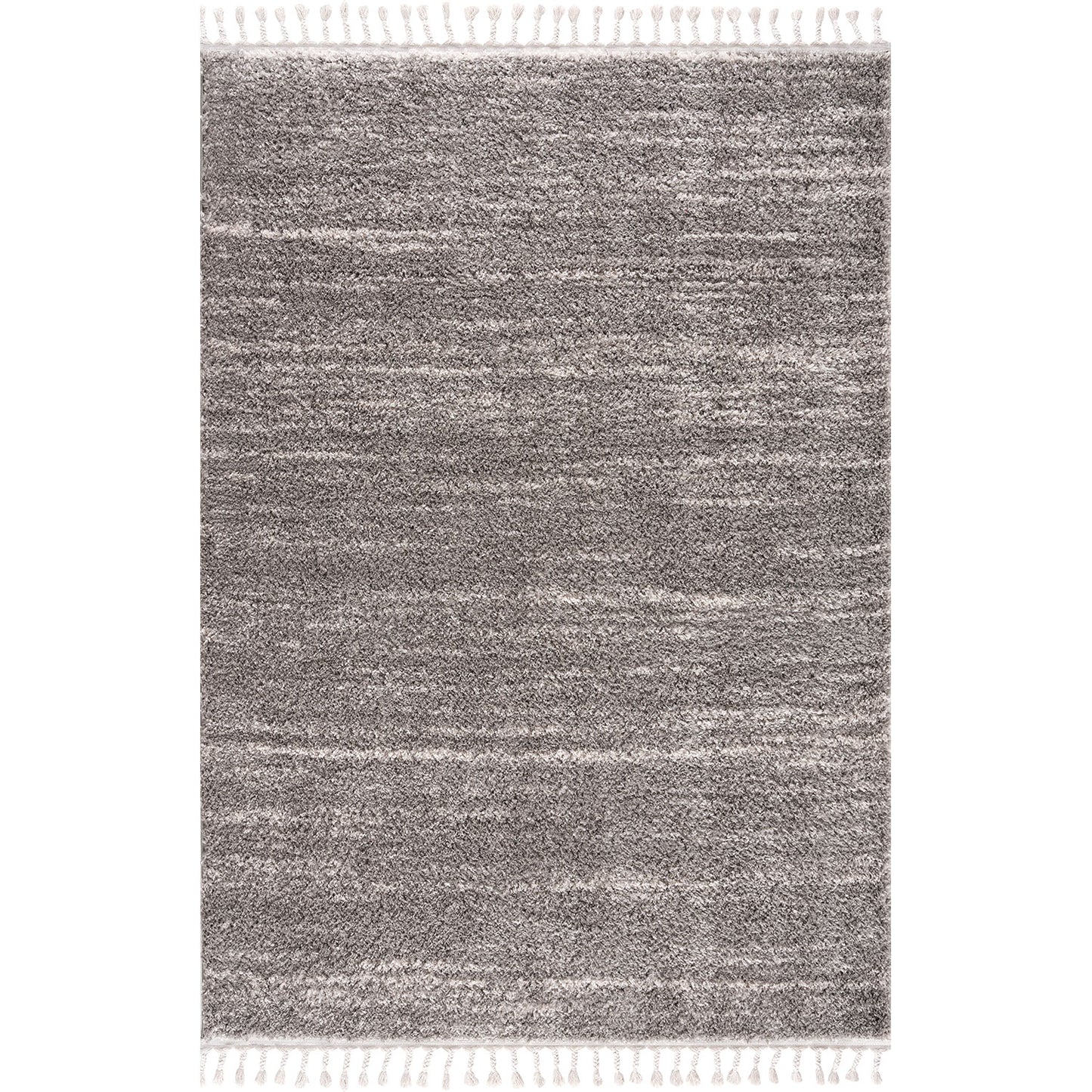 Tapis Pulpy 524 gris shaggy simple